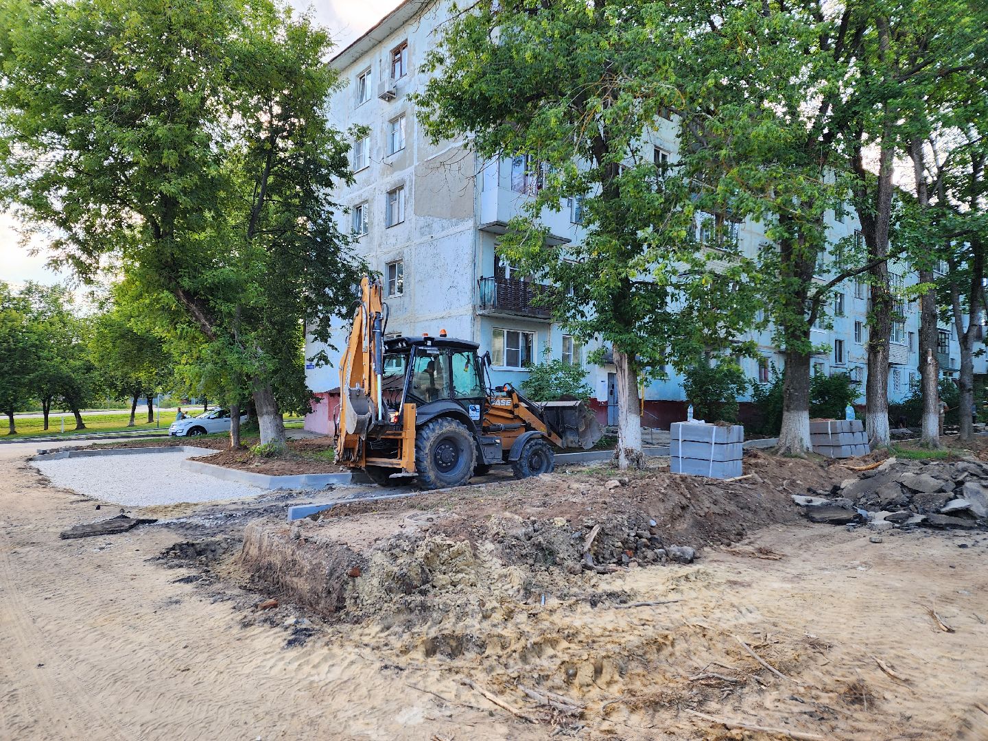 Чехов, микрорайон Венюково, улица Гагарина, комплексное благоустройство, двор, дворовая территория, формирование комфортной городской среды, проезды, тротуары, парковки,