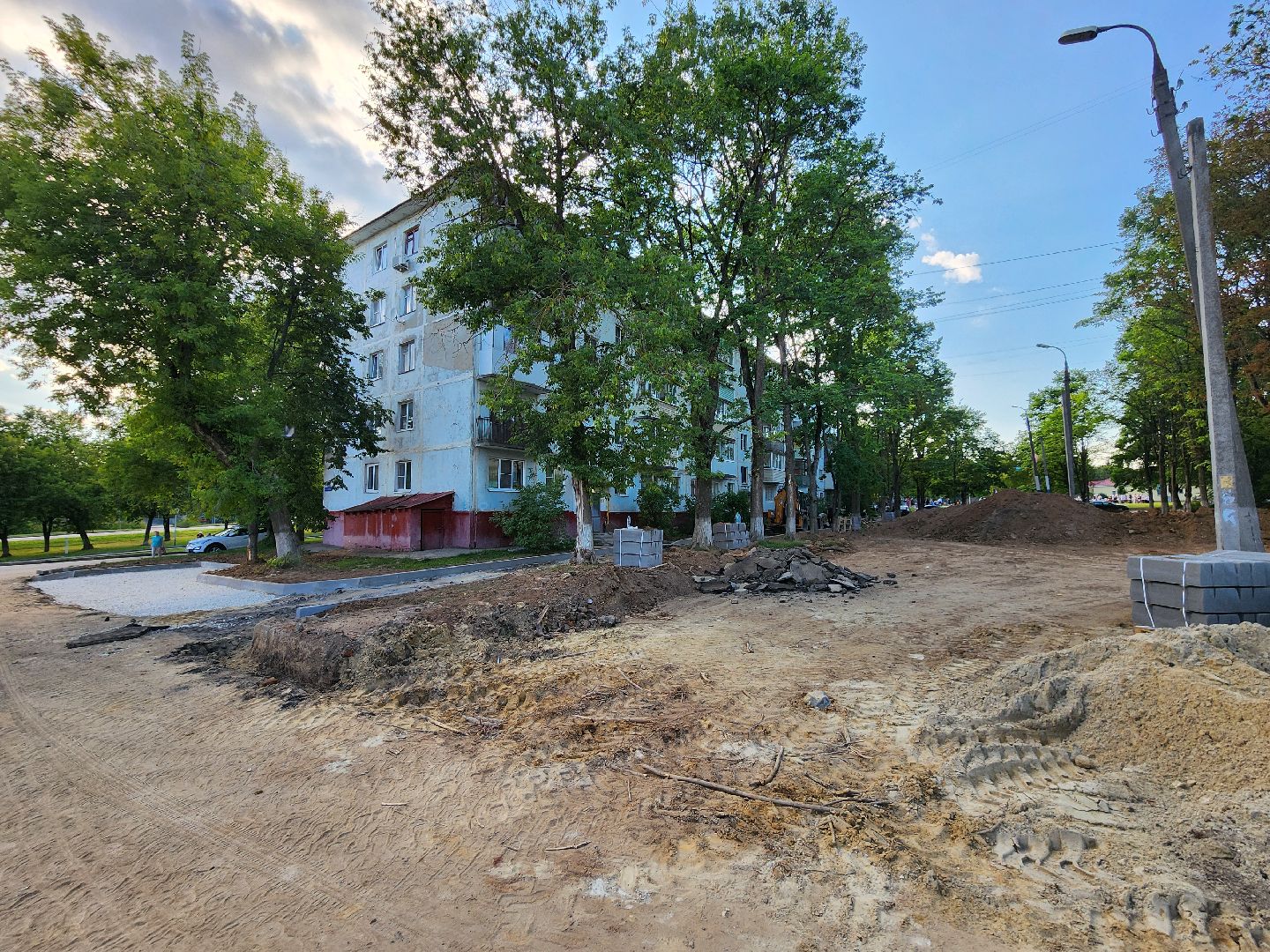 Чехов, микрорайон Венюково, улица Гагарина, комплексное благоустройство, двор, дворовая территория, формирование комфортной городской среды, проезды, тротуары, парковки,