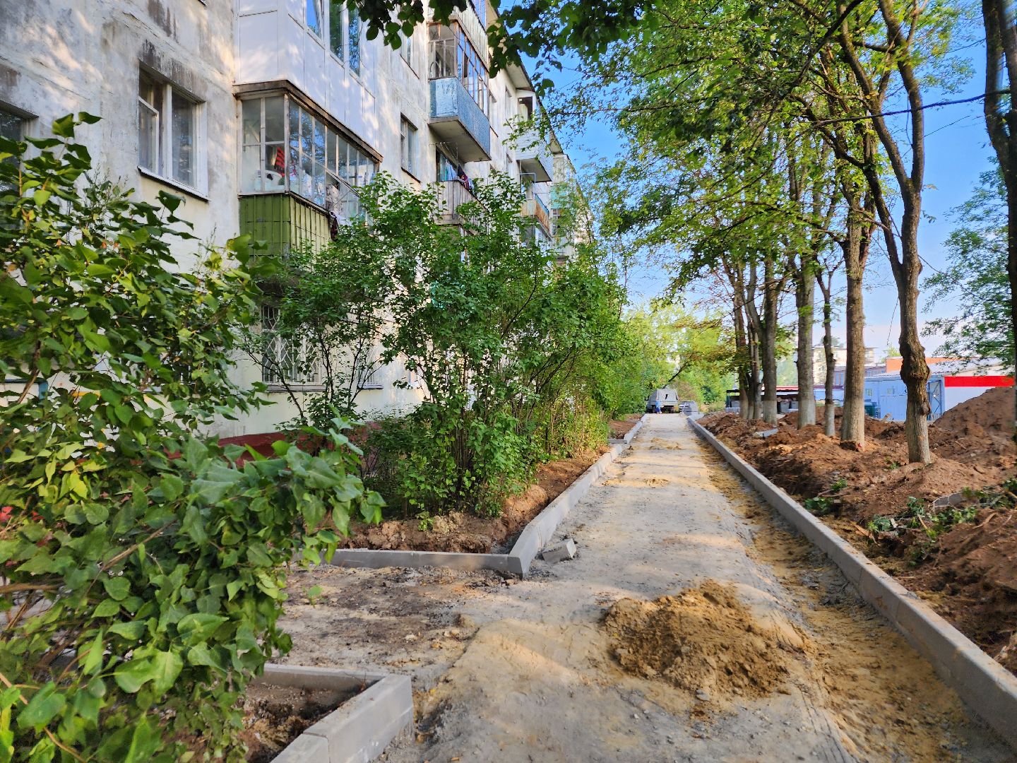 Чехов, микрорайон Венюково, улица Гагарина, комплексное благоустройство, двор, дворовая территория, формирование комфортной городской среды, проезды, тротуары, парковки,