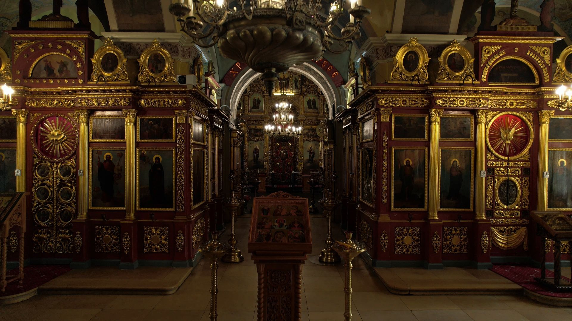 видео с коптера, церковь, храм,