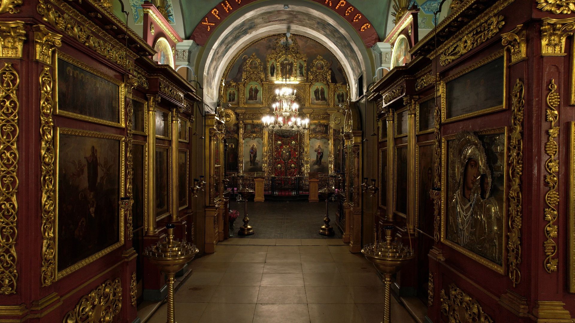 видео с коптера, церковь, храм,