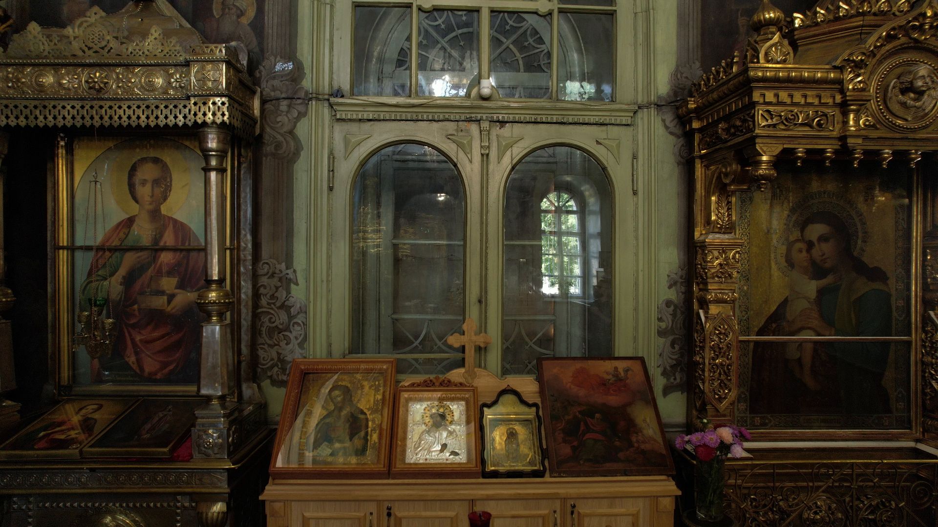 видео с коптера, церковь, храм,