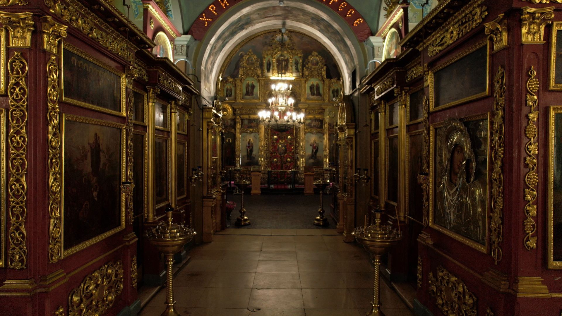 видео с коптера, церковь, храм,