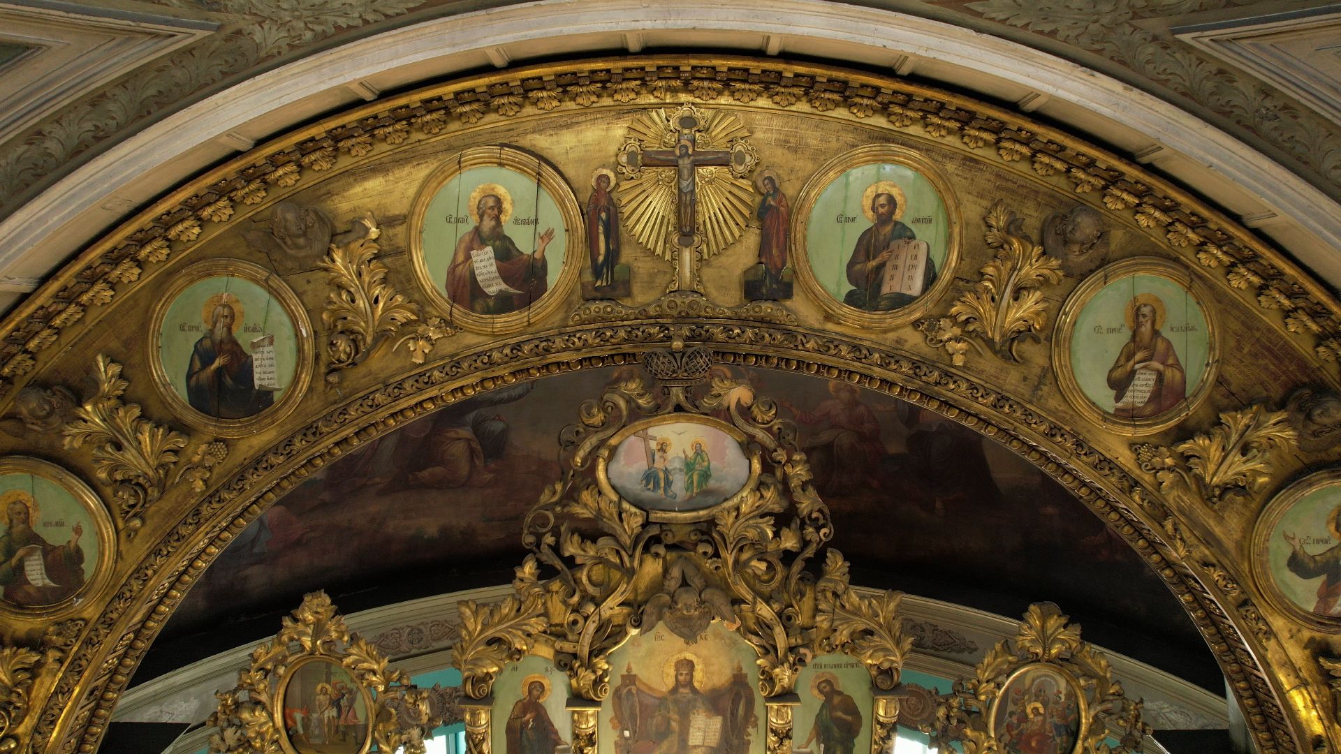 видео с коптера, церковь, храм,