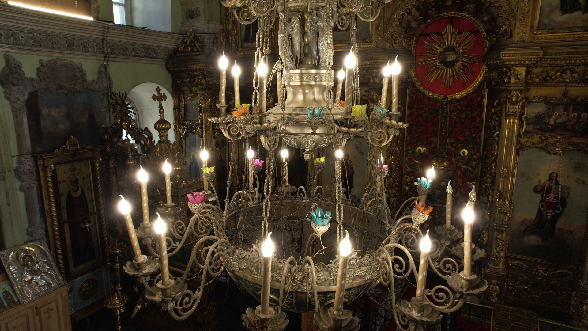 видео с коптера, церковь, храм,