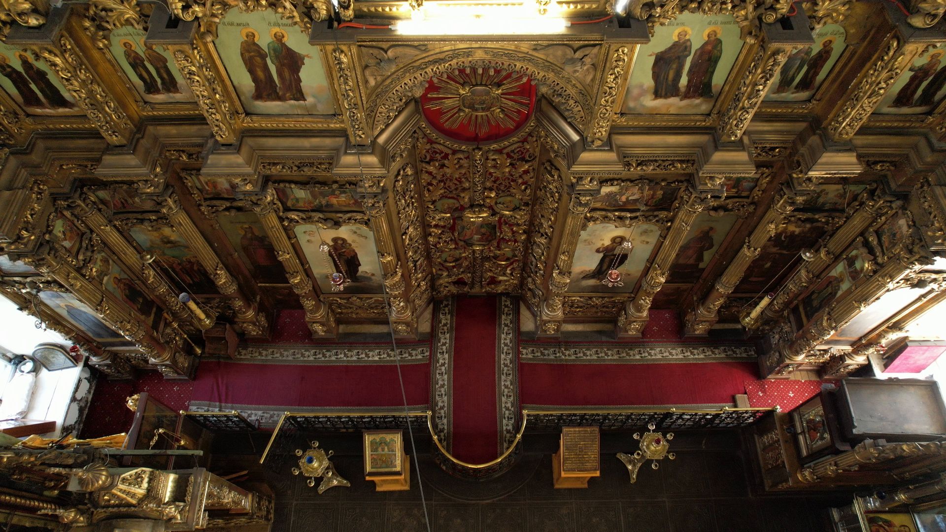 видео с коптера, церковь, храм,