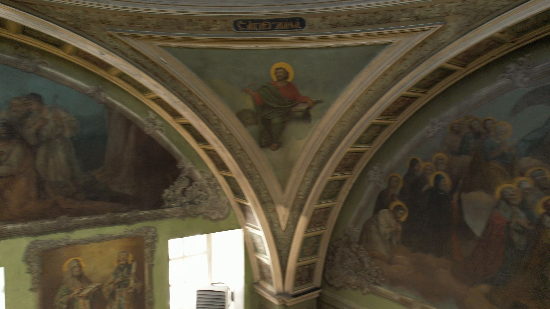 видео с коптера, церковь, храм,