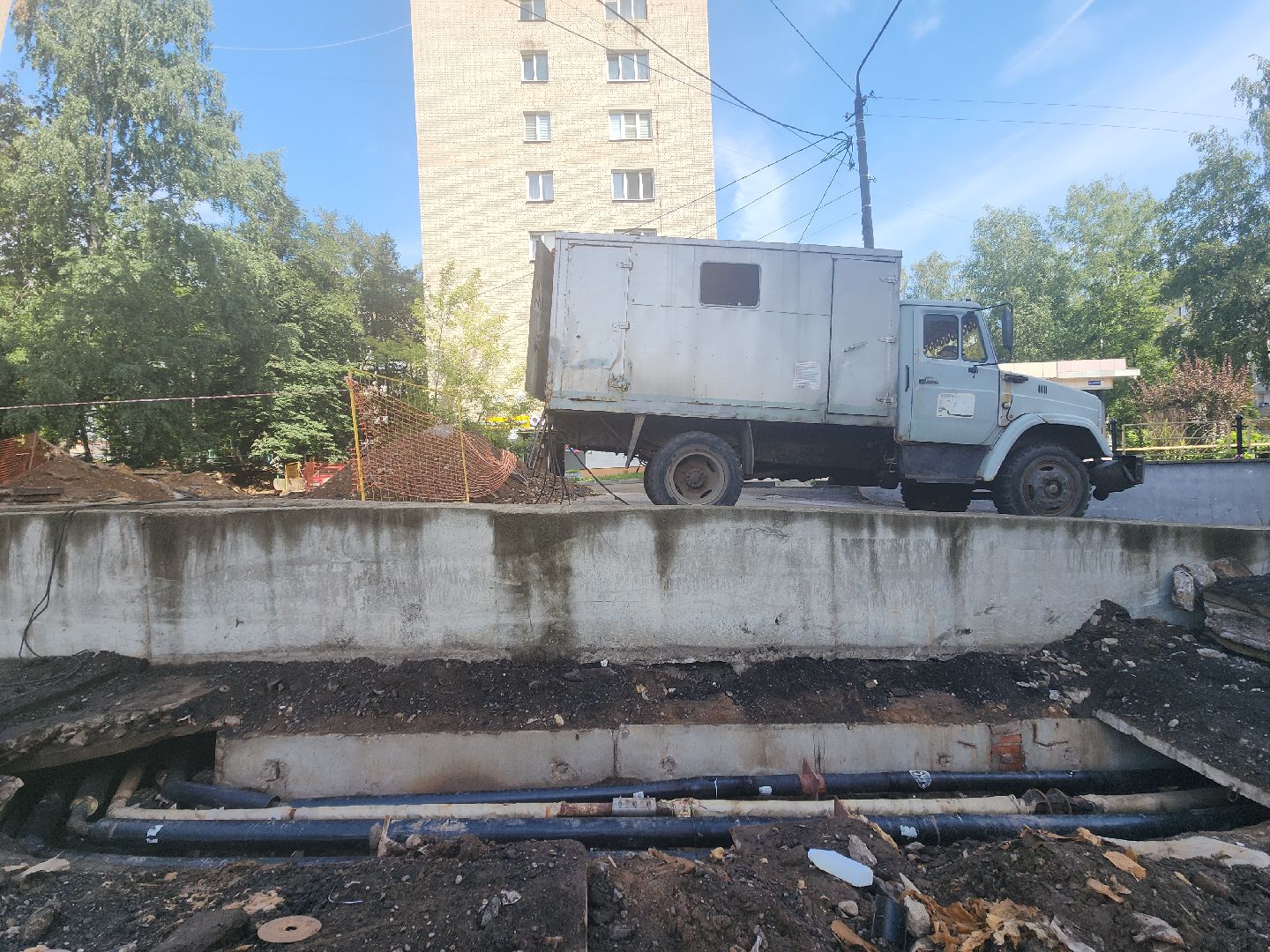 теплотрасса, замена теплосетей,