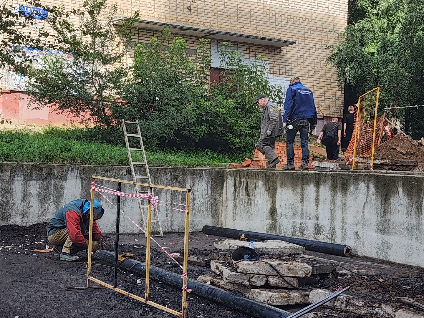 теплотрасса, замена теплосетей,