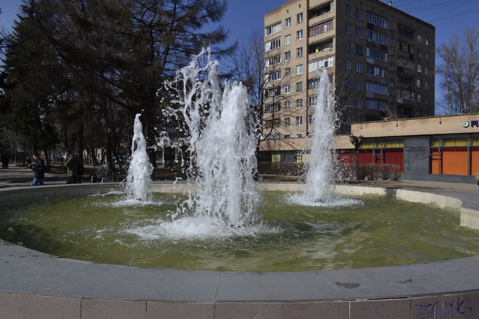 Балашиха, Подмосковье, фонтаны, Глыба, благоустройство