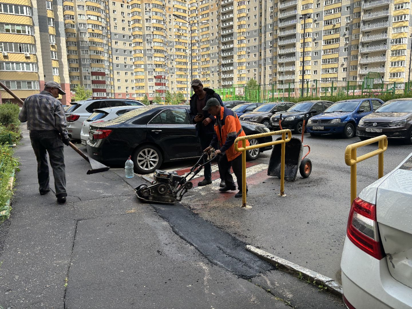 ямочный ремонт, дороги,