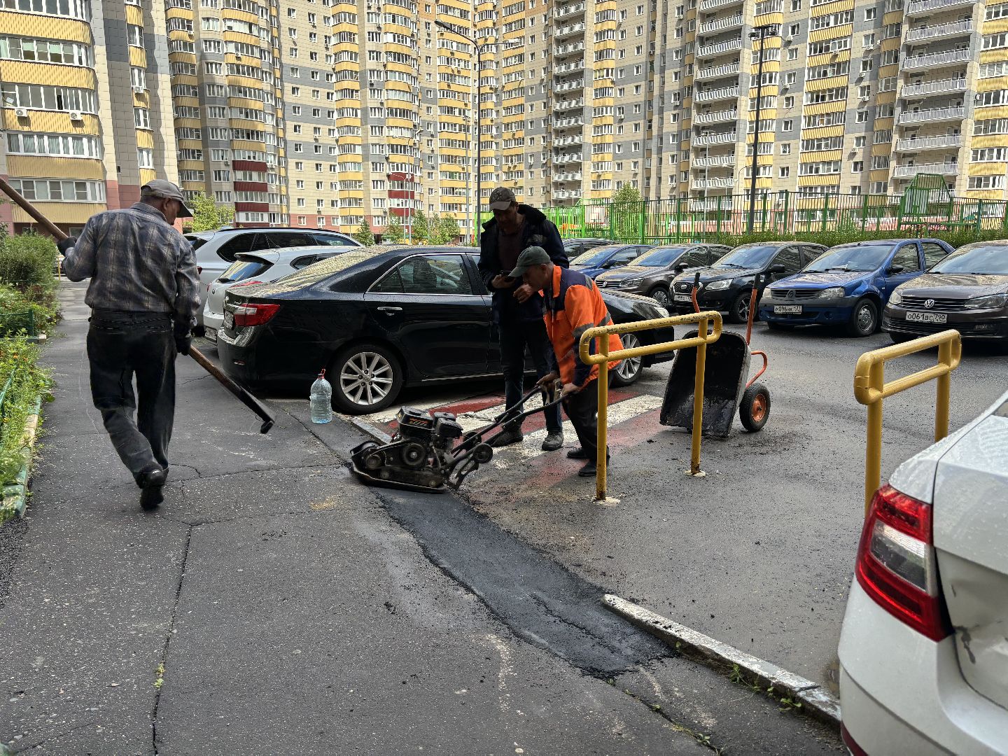 ямочный ремонт, дороги,