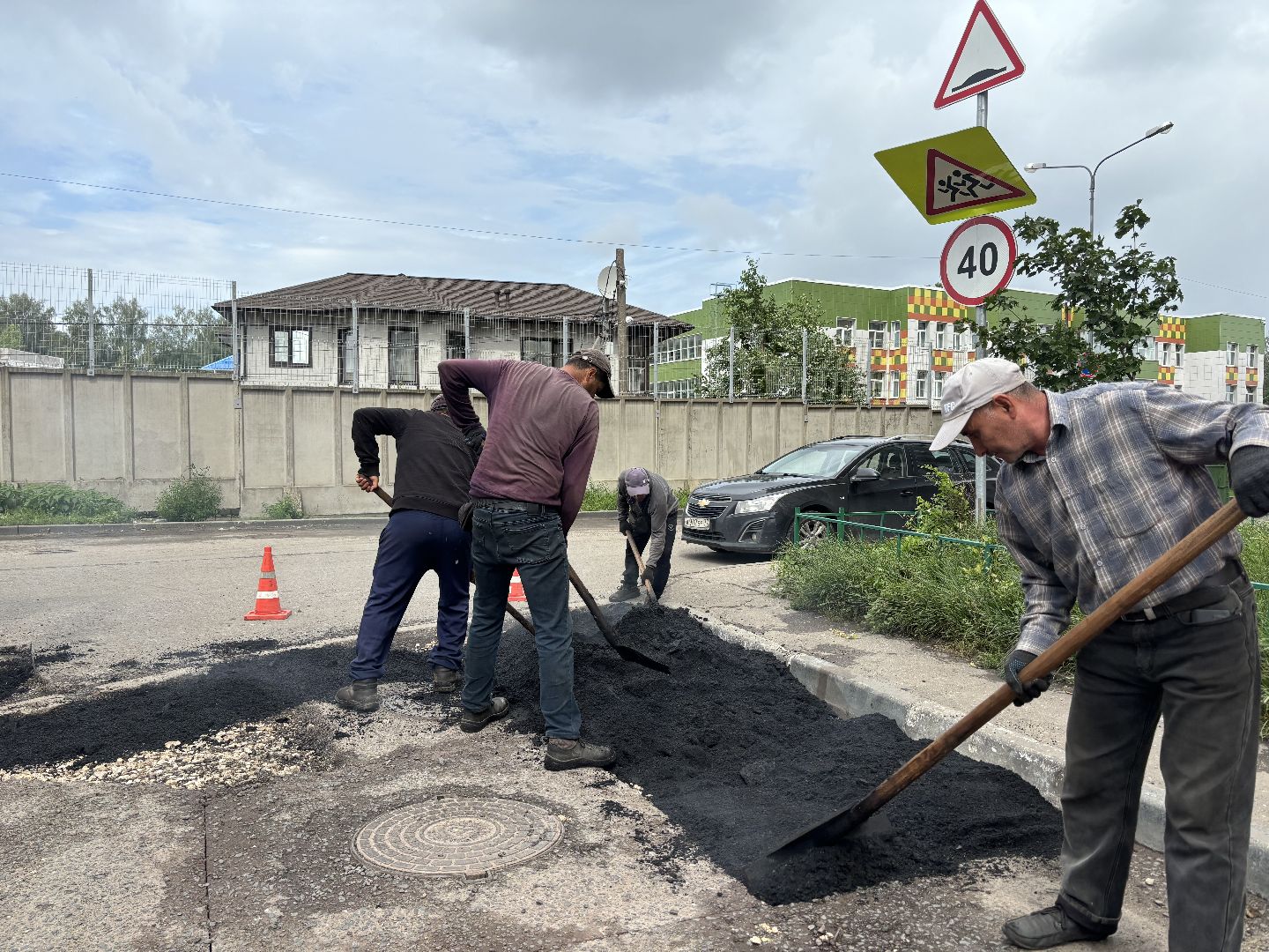 дороги, ямочный ремонт,