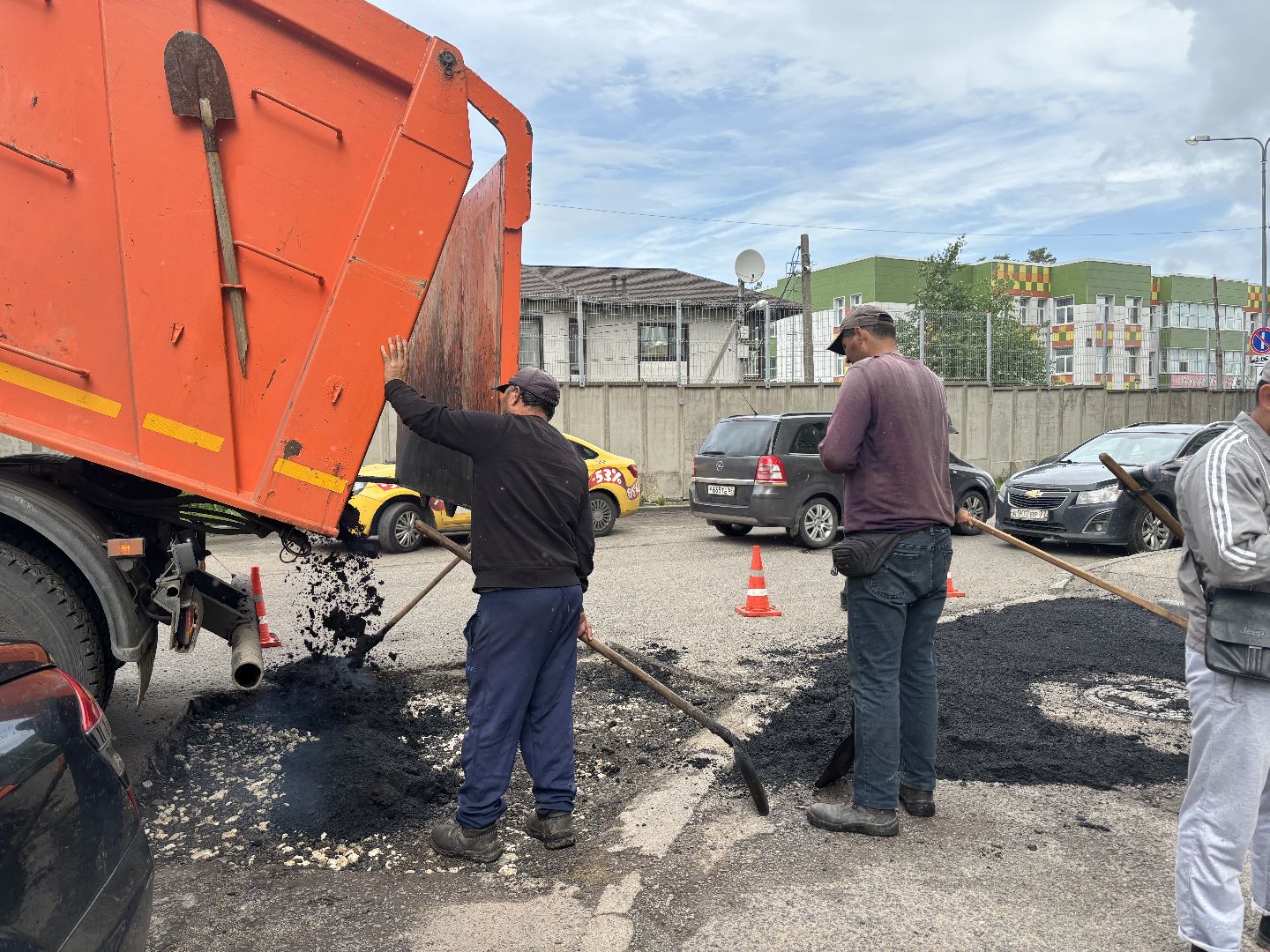 дороги, ямочный ремонт,