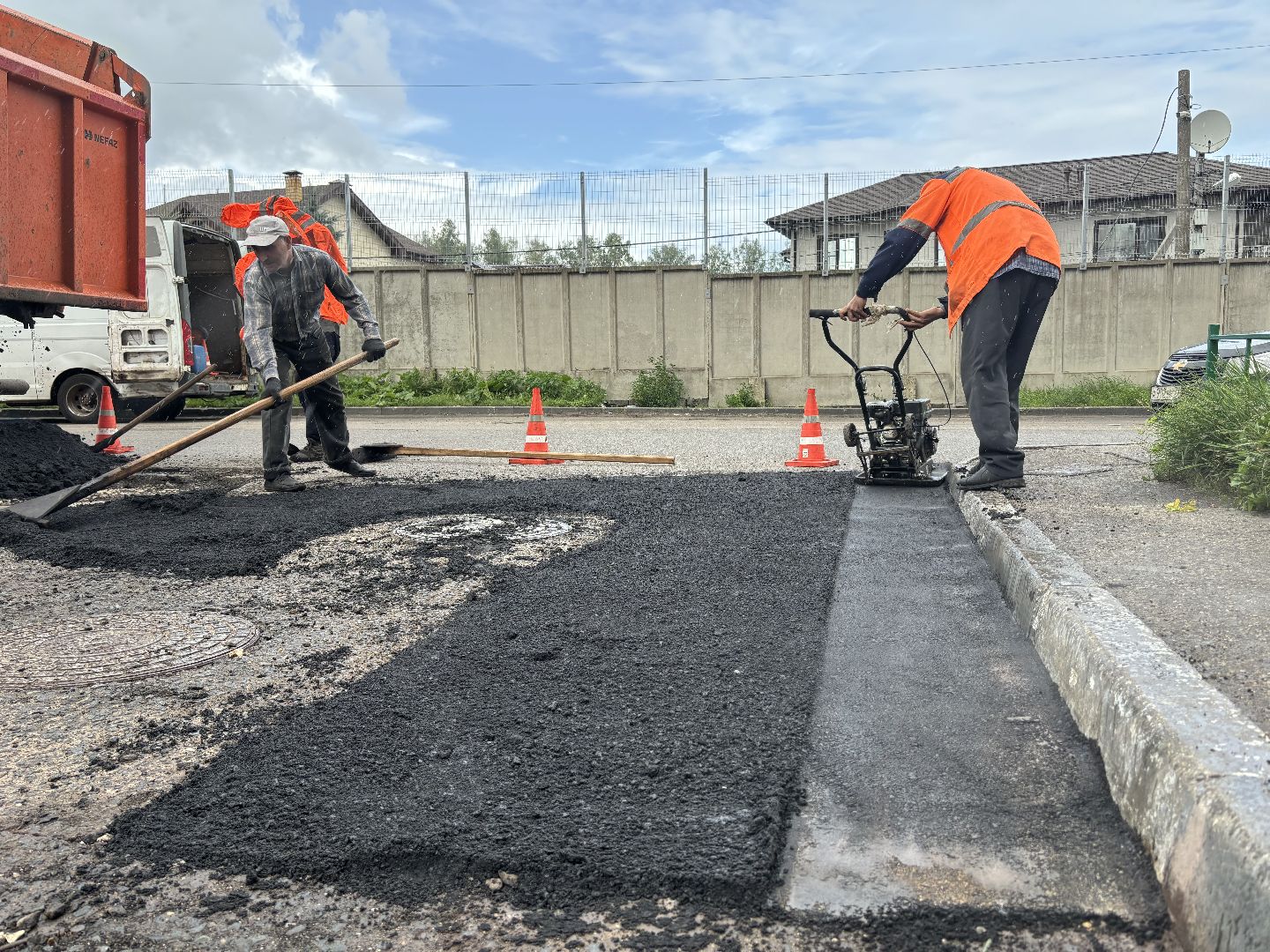 дороги, ямочный ремонт,