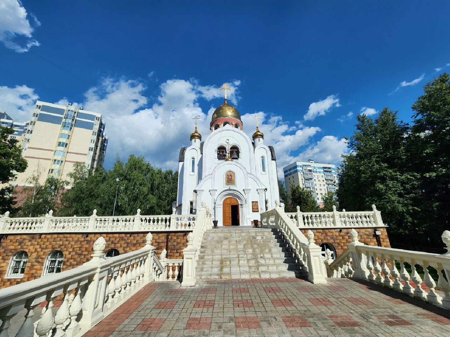 Реконструкция храма в Видном, храм георгия победоносца, ремонт храма, ленинский округ, православие,церковь,