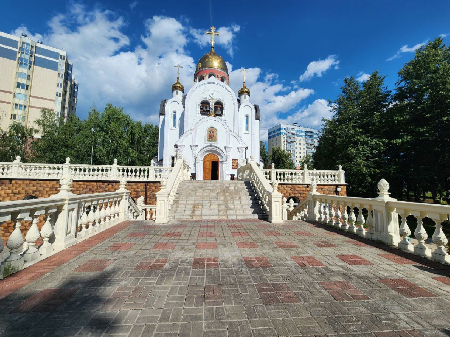 Реконструкция храма в Видном, храм георгия победоносца, ремонт храма, ленинский округ, православие,церковь,