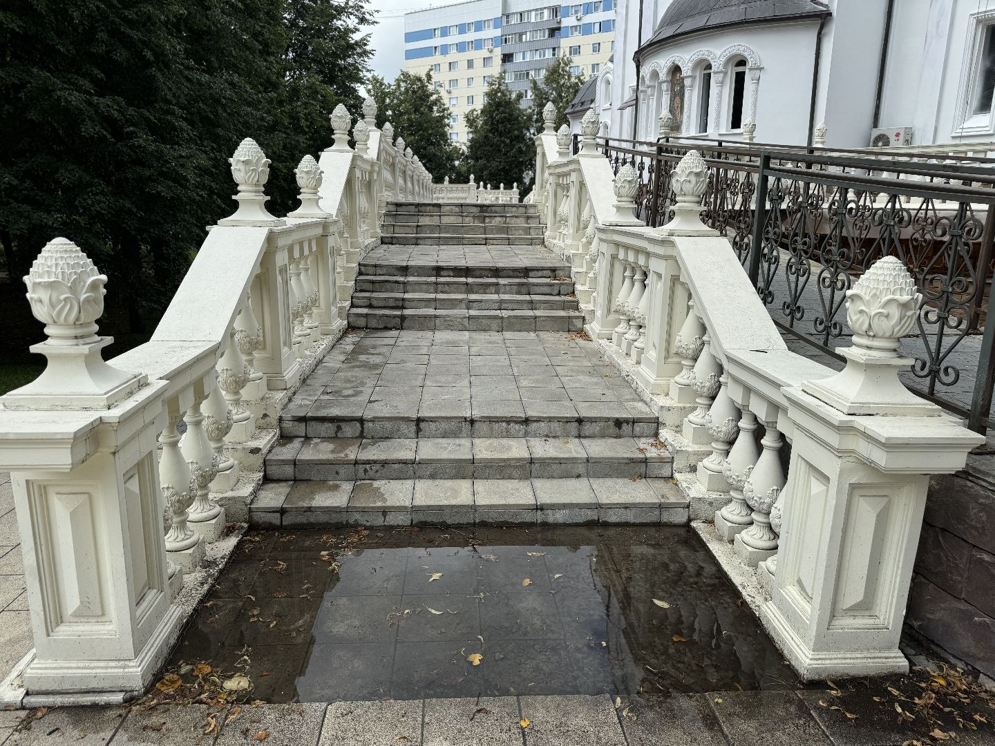 Реконструкция храма в Видном, храм георгия победоносца, ремонт храма, ленинский округ, православие,церковь,