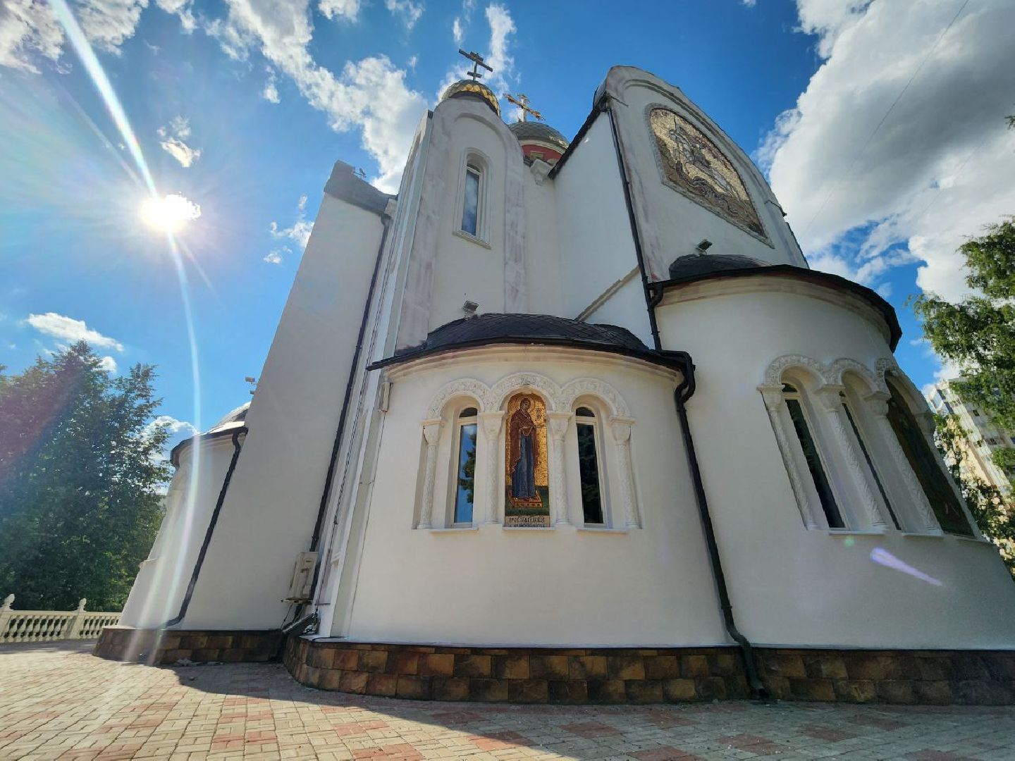 Реконструкция храма в Видном, храм георгия победоносца, ремонт храма, ленинский округ, православие,церковь,