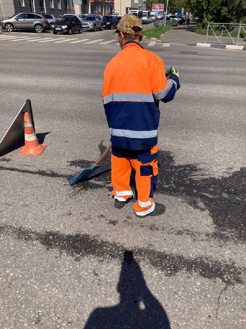 мбу городское хозяйство, разметка, ямочный ремонт, Добродел, алексей никитин,