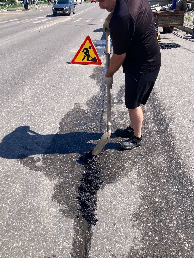мбу городское хозяйство, разметка, ямочный ремонт, Добродел, алексей никитин,