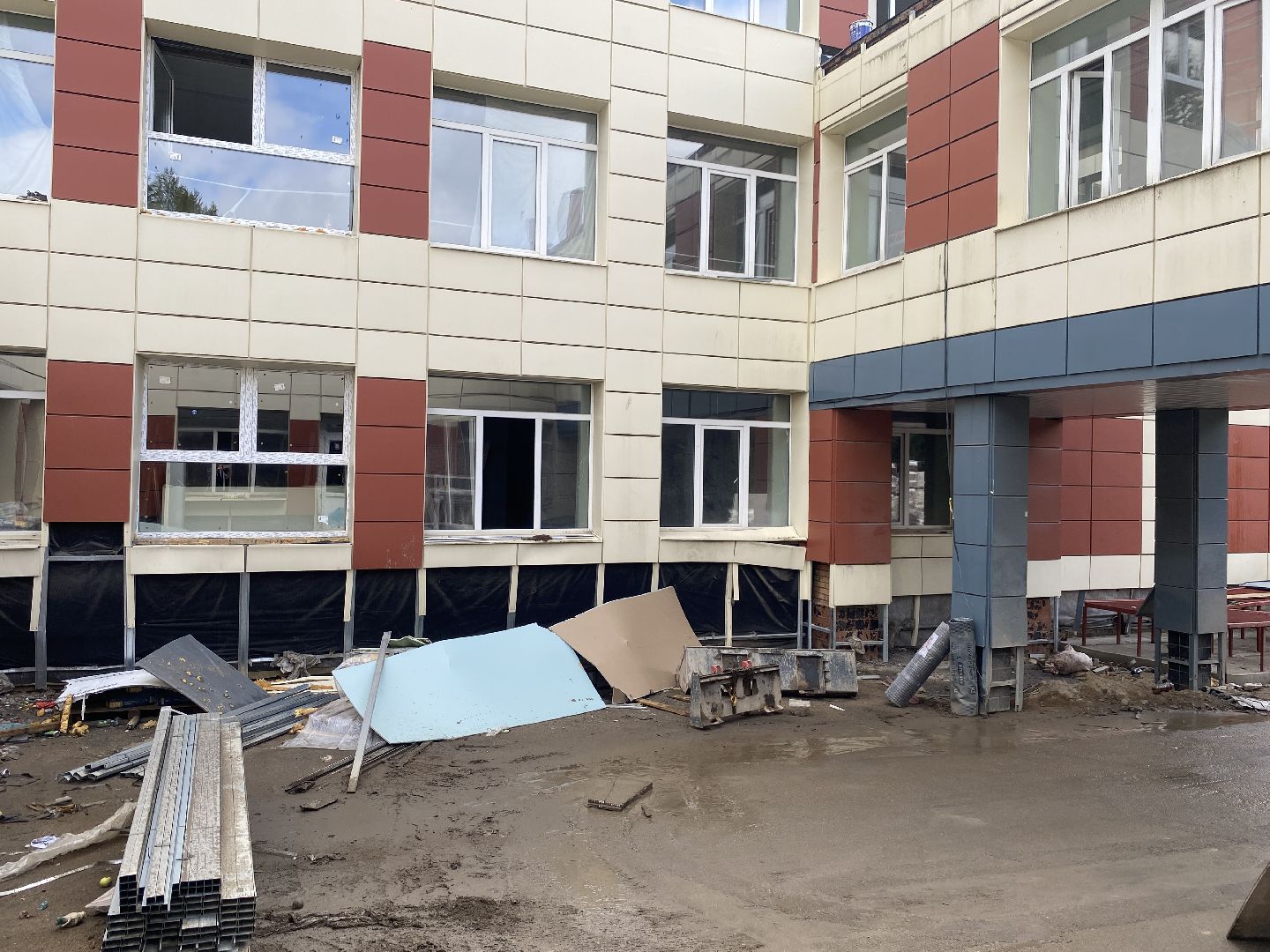 капремонт школы Попова, капитальный ремонт поповки, новый учебный год, школа Попова Власиха, Школа им АС Попова,