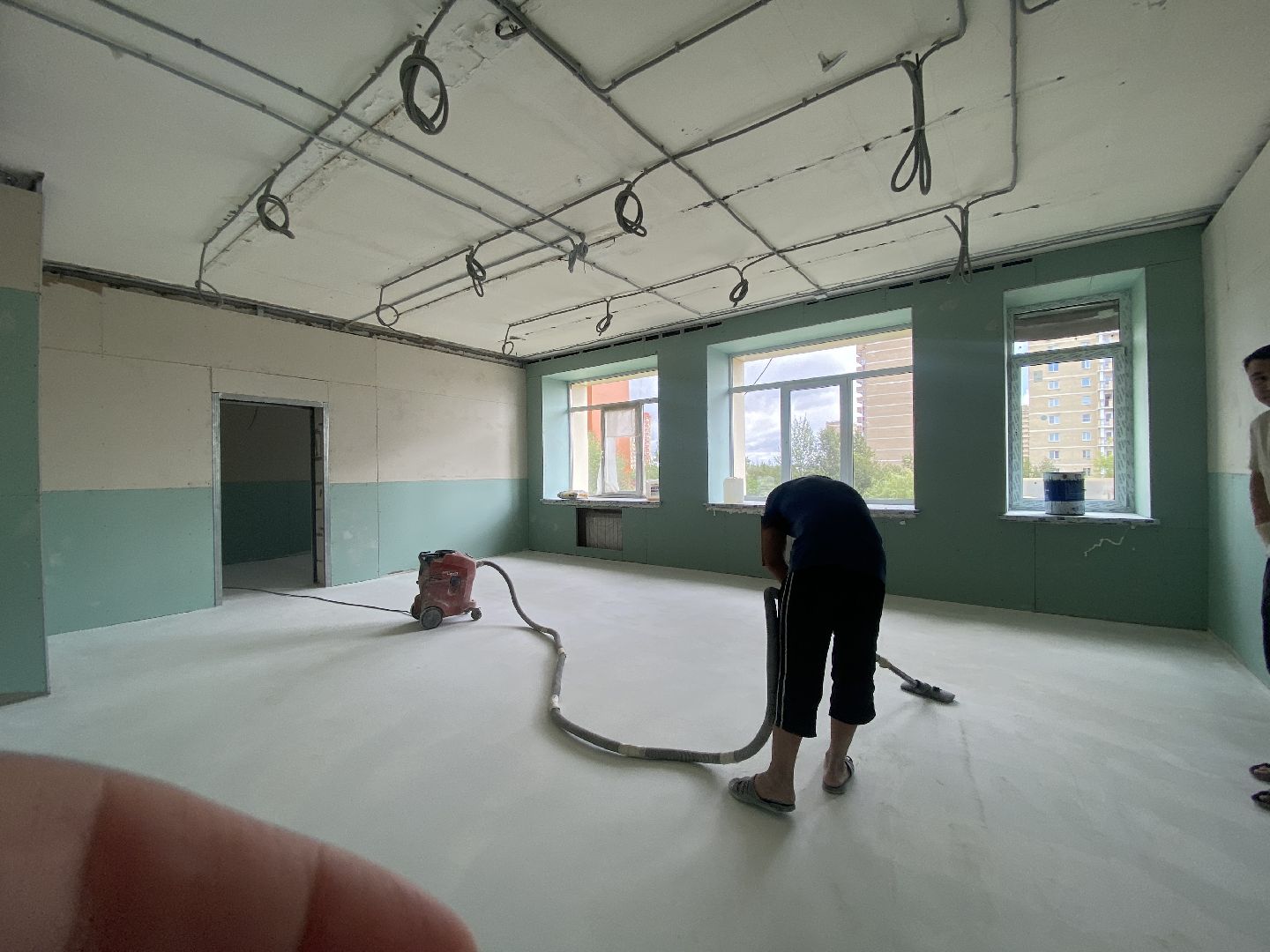 капремонт школы Попова, капитальный ремонт поповки, новый учебный год, школа Попова Власиха, Школа им АС Попова,