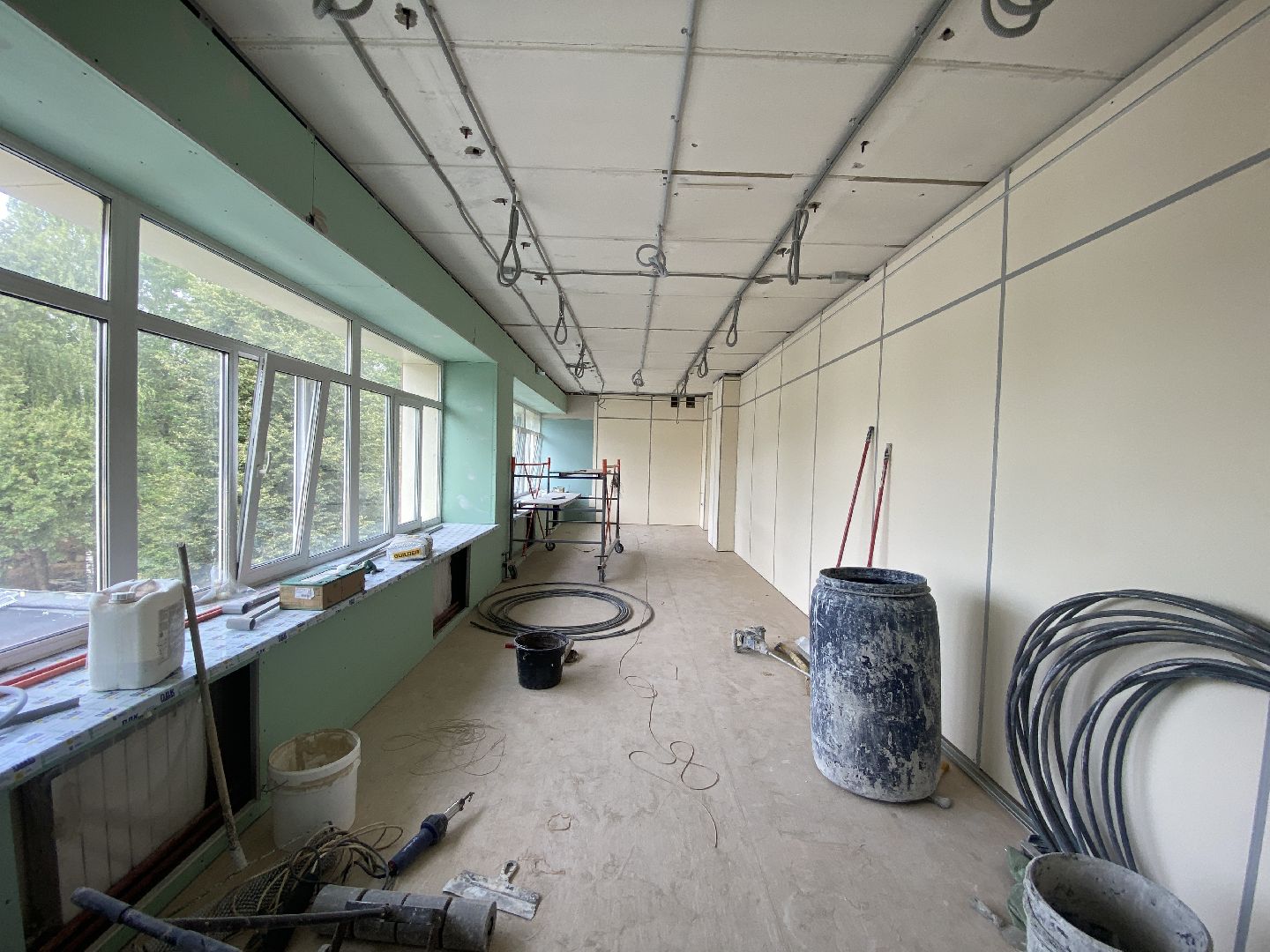 капремонт школы Попова, капитальный ремонт поповки, новый учебный год, школа Попова Власиха, Школа им АС Попова,