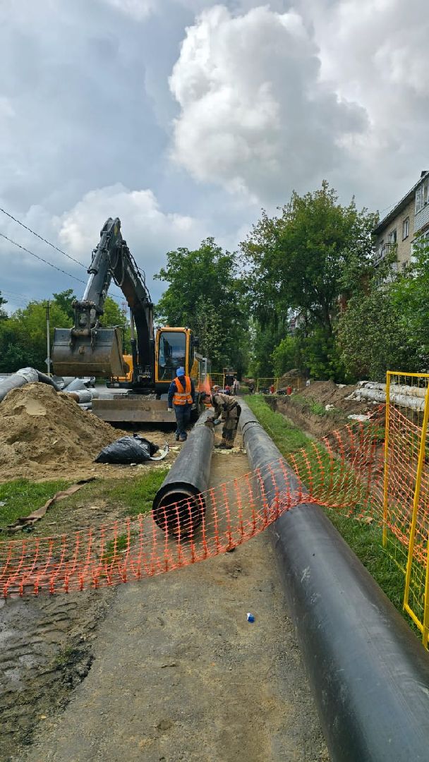 красноармейск, городской округ пушкинский, реконструкция теплосетей, замена теплотрассы,