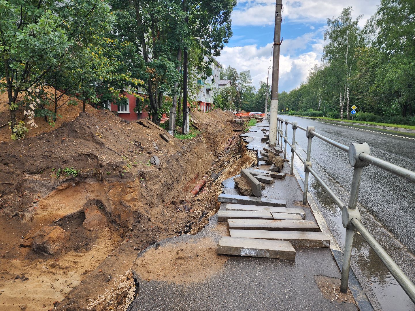 красноармейск, городской округ пушкинский, реконструкция теплосетей, замена теплотрассы,