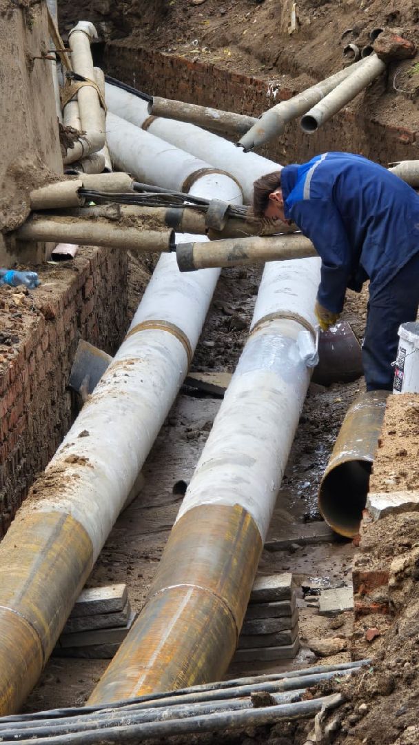 красноармейск, городской округ пушкинский, реконструкция теплосетей, замена теплотрассы,