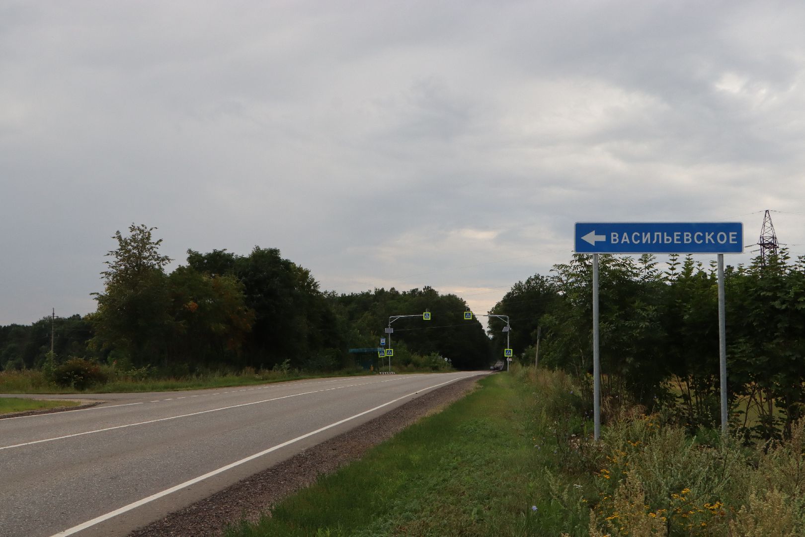 Серебряные Пруды, Гурьево, Васильевское, указатели,