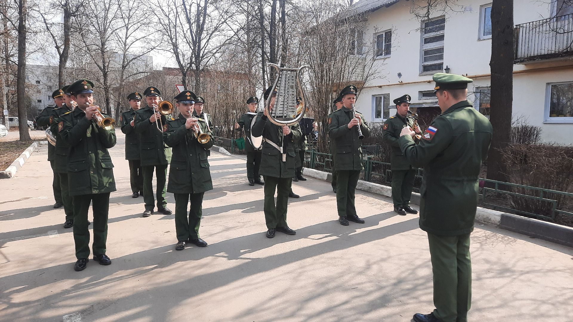 Ветеран, ВОВ, Калининец, Наро-Фоминск, военный оркестр