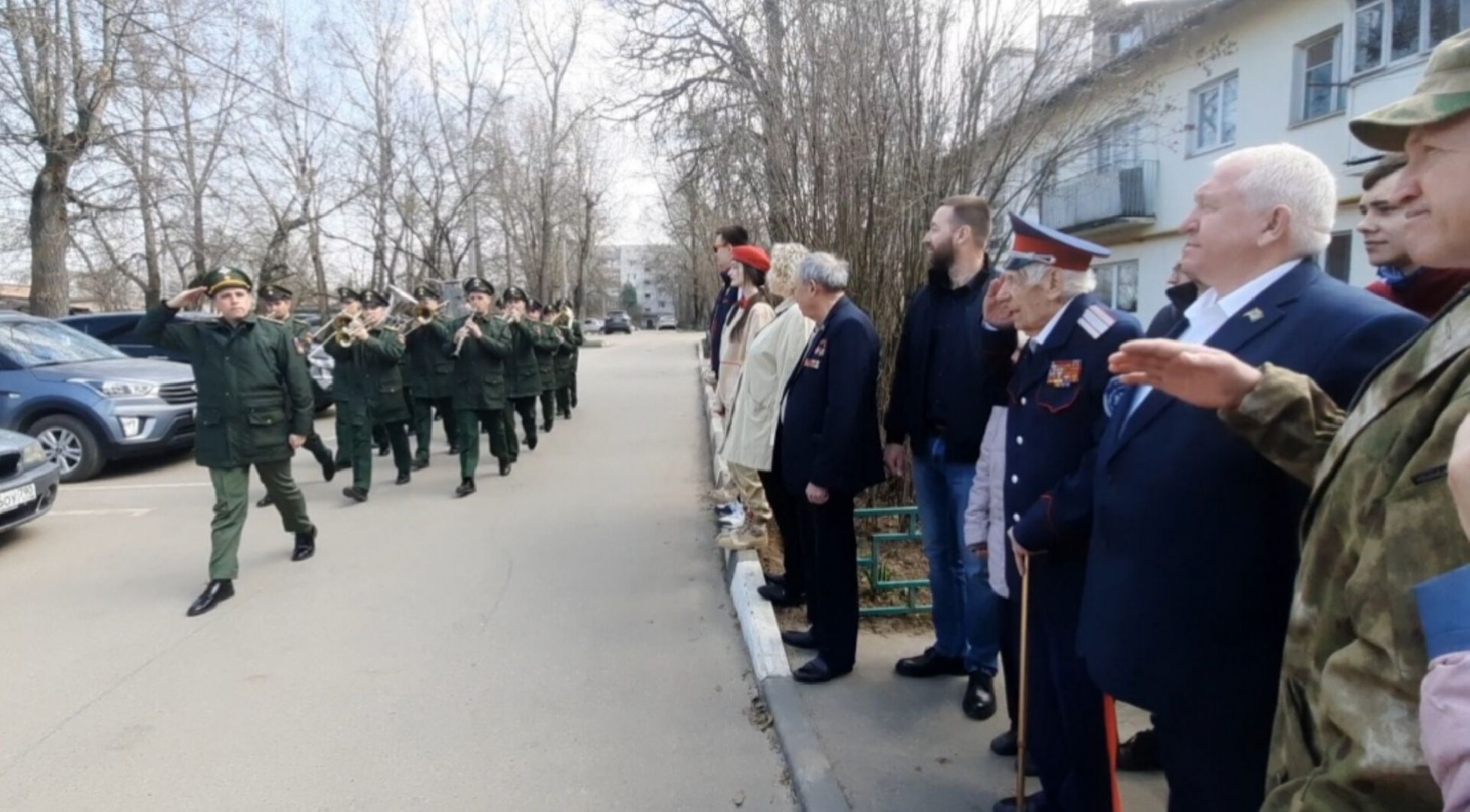 Ветеран, ВОВ, Калининец, Наро-Фоминск, военный оркестр