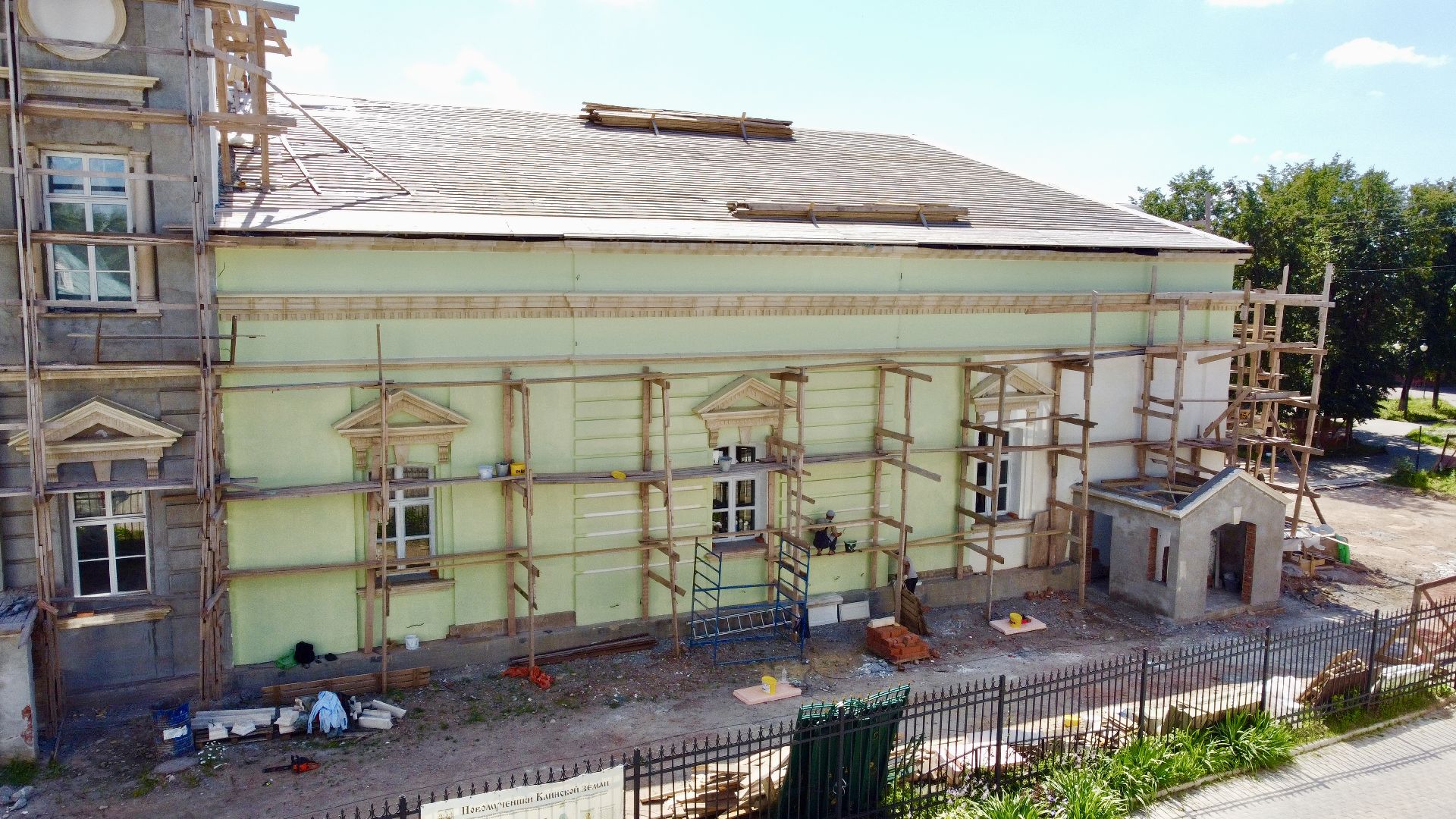 Клин, общество, строительство, храмы, реконструкция здания,