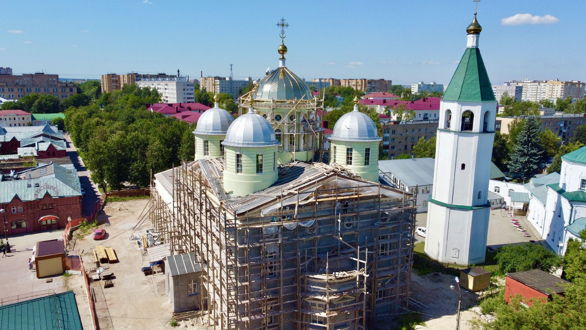 Клин, общество, строительство, храмы, реконструкция здания,