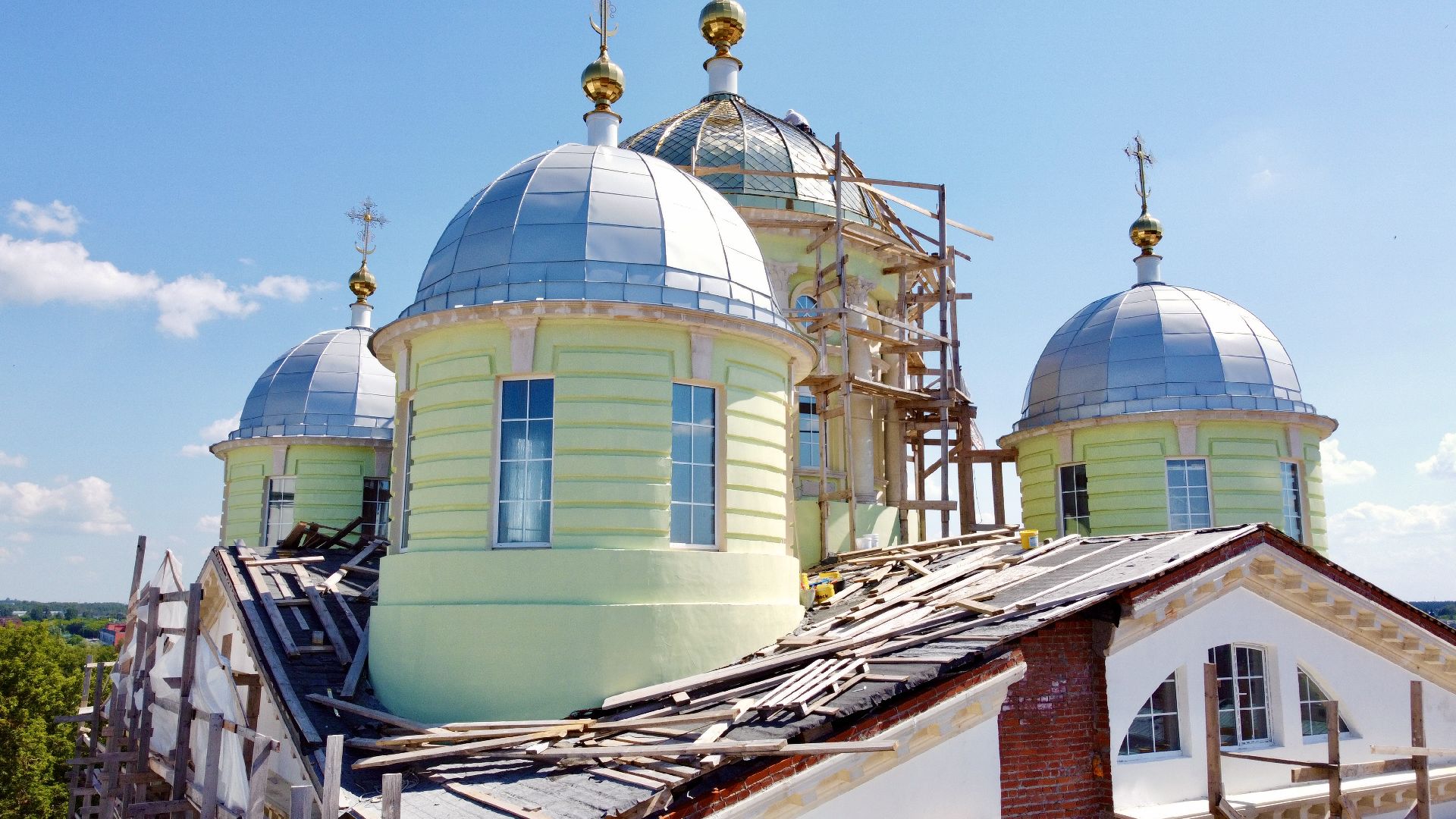 Клин, общество, строительство, храмы, реконструкция здания,