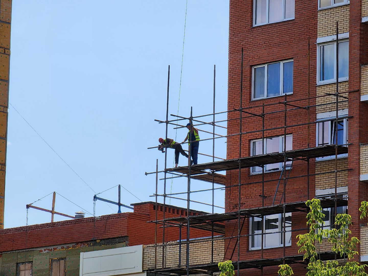 Чехов, улица Дружбы, ЖК Посейдон, многоквартирный дом, восстановление фасада, капремонт, реконструкция,