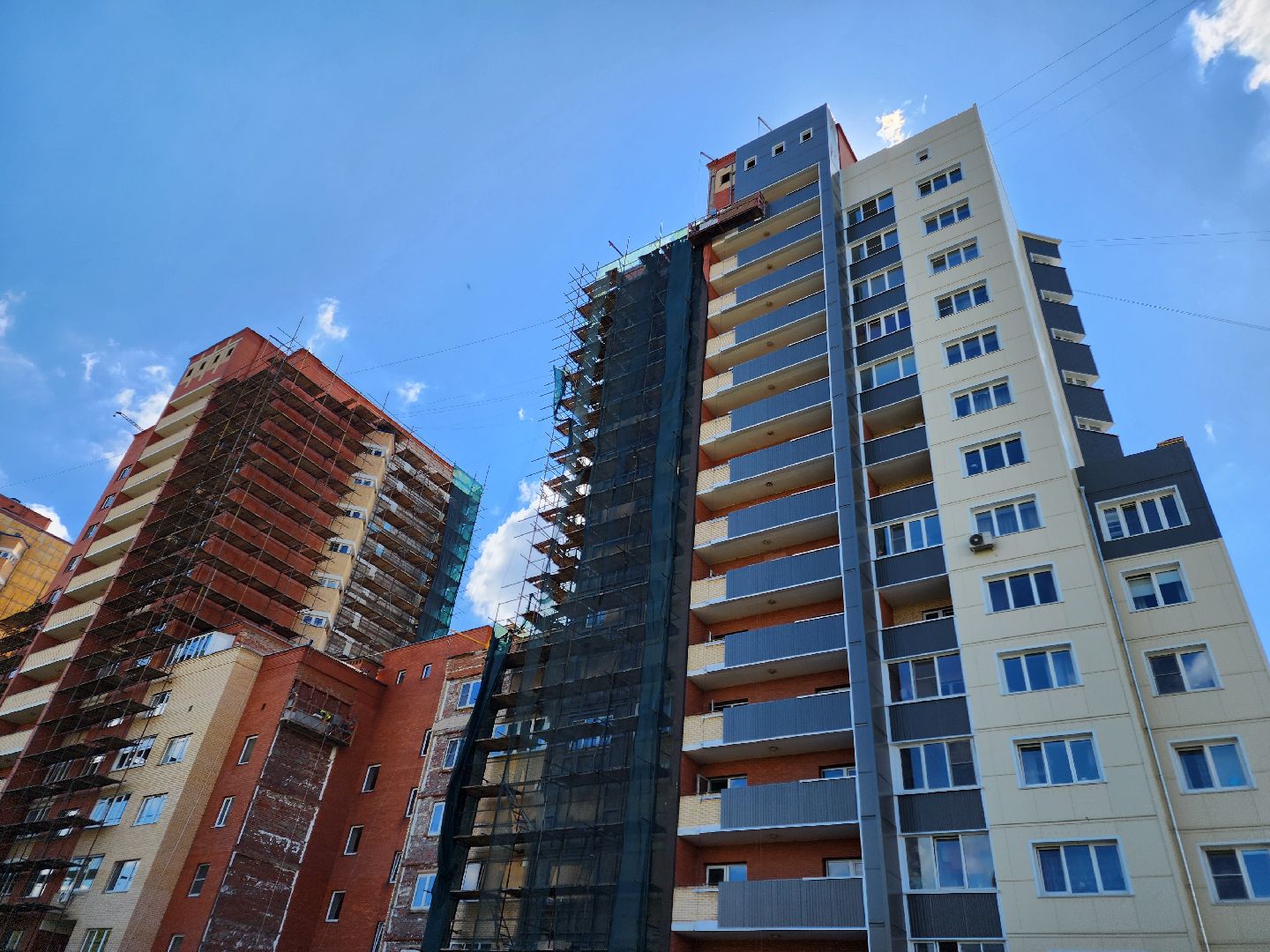 Чехов, улица Дружбы, ЖК Посейдон, многоквартирный дом, восстановление фасада, капремонт, реконструкция,