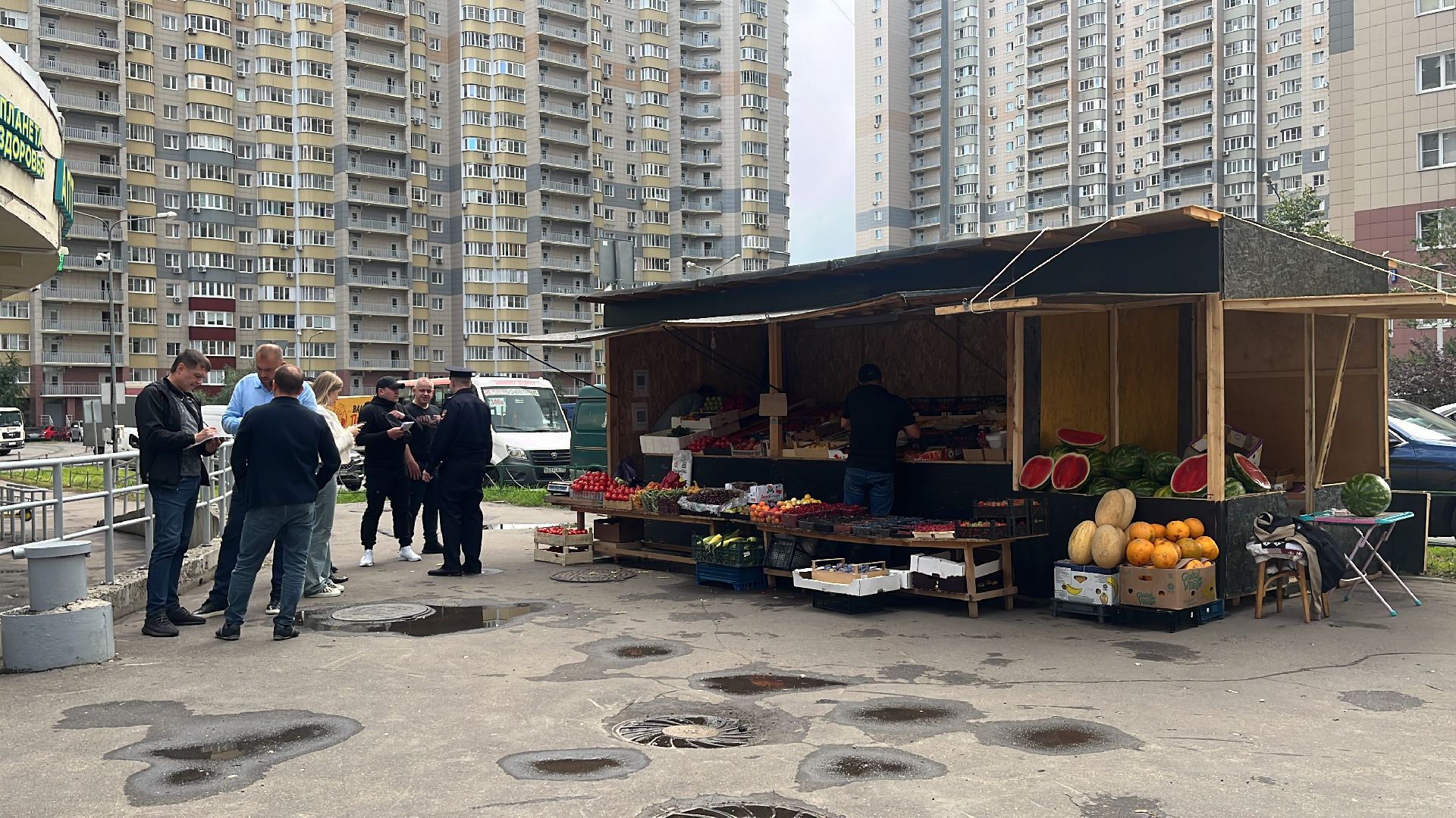 рейд, торговля, рейд по торговым точкам,