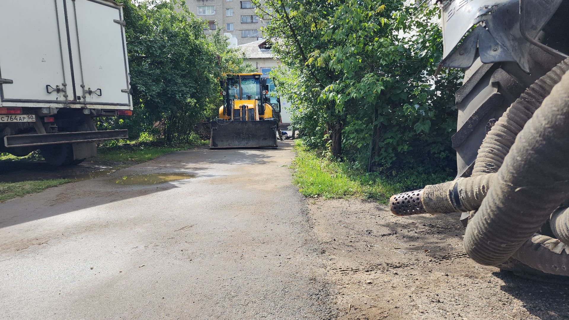 жкх, электросталь, ремонт, ремонт водопровода, ремонт сетей, коммунальная авария, коммунальщики,