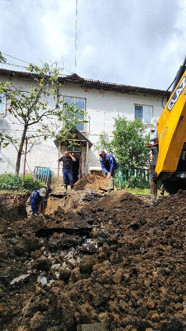 жкх, электросталь, ремонт, ремонт водопровода, ремонт сетей, коммунальная авария, коммунальщики,