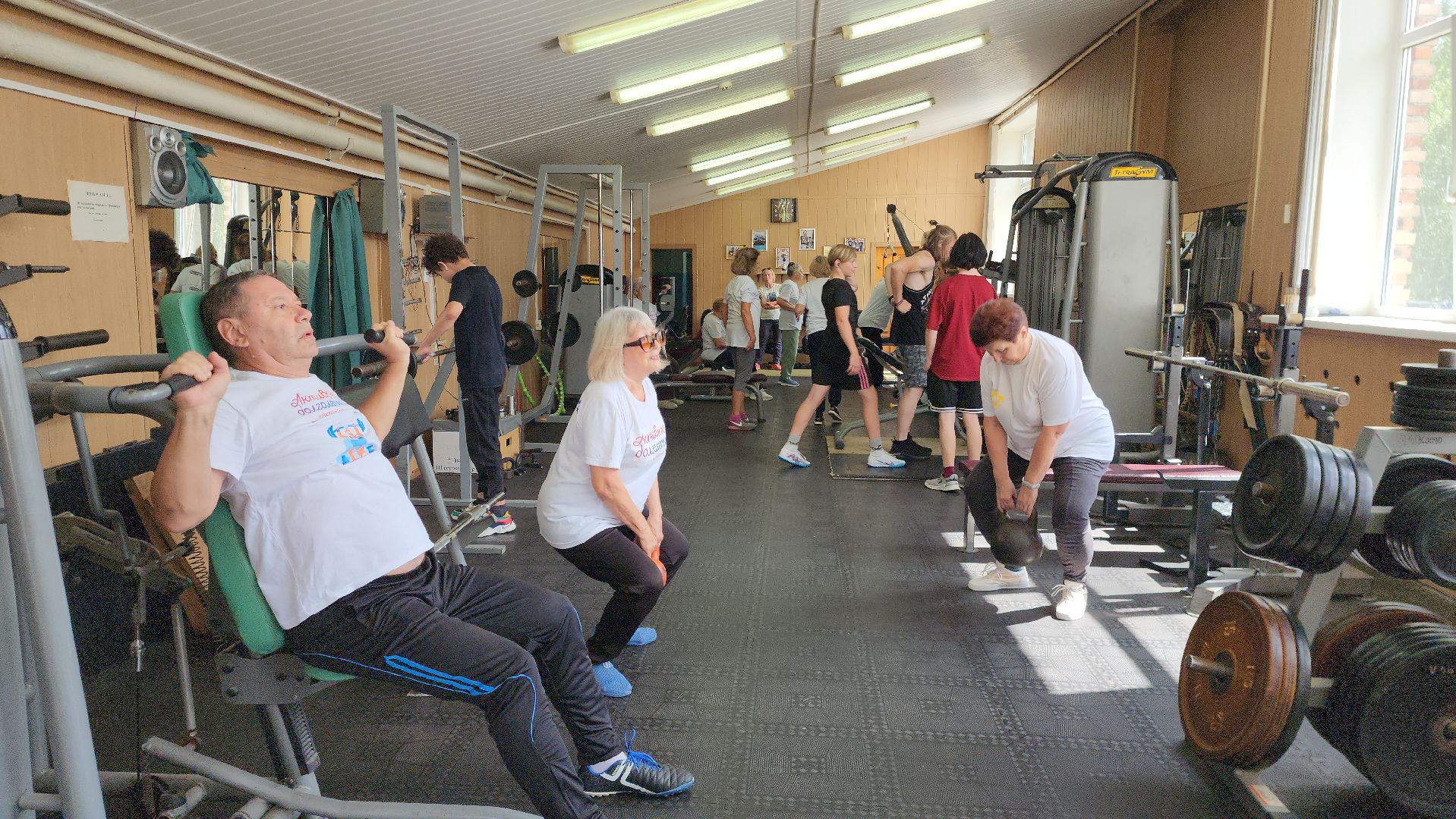 шатура, шатура спорт, тяжлая атлетика, тренажрный зал, активное долголетие спорт, культурная шатура, проект губернатора,