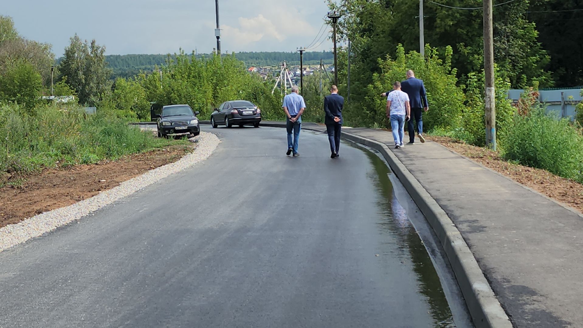 серпухов, деревня бутурлино, улица никольская, ремонт дороги, добродел,