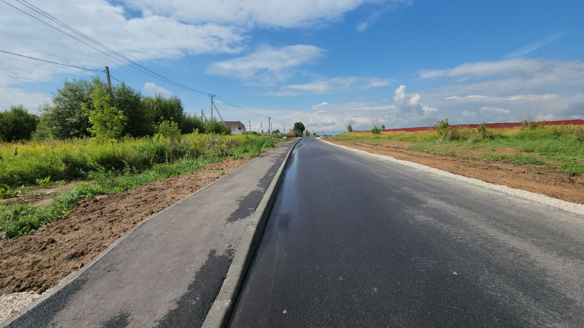 серпухов, деревня бутурлино, улица никольская, ремонт дороги, добродел,