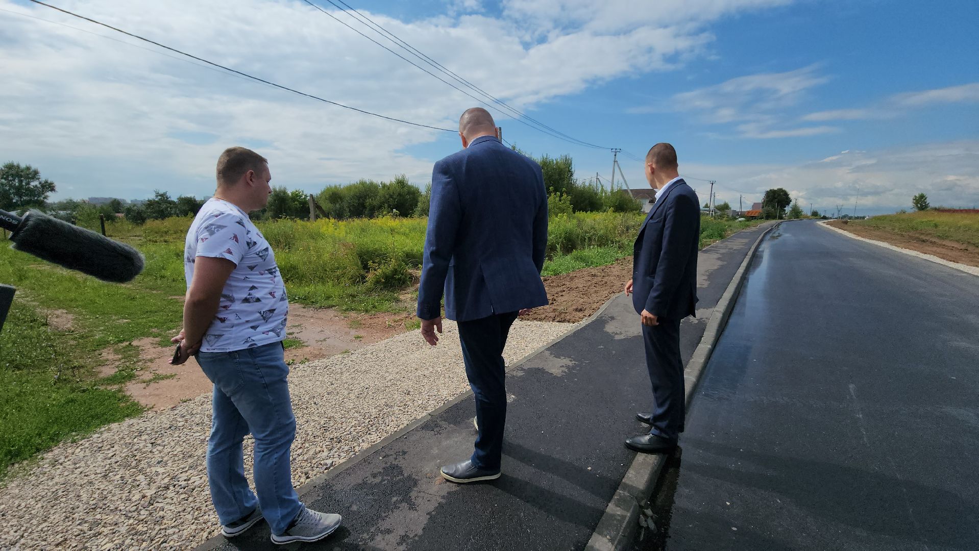 серпухов, деревня бутурлино, улица никольская, ремонт дороги, добродел,