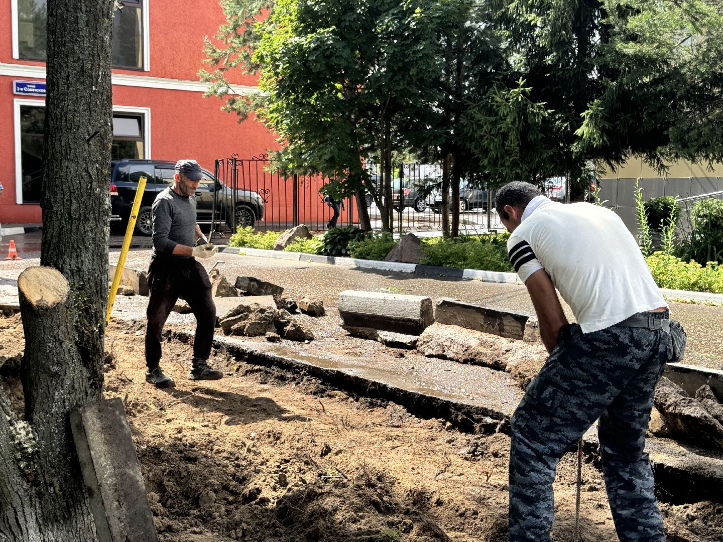 шаховская, дороги, расширение дороги, благоуйстройство, коммунальная служба,