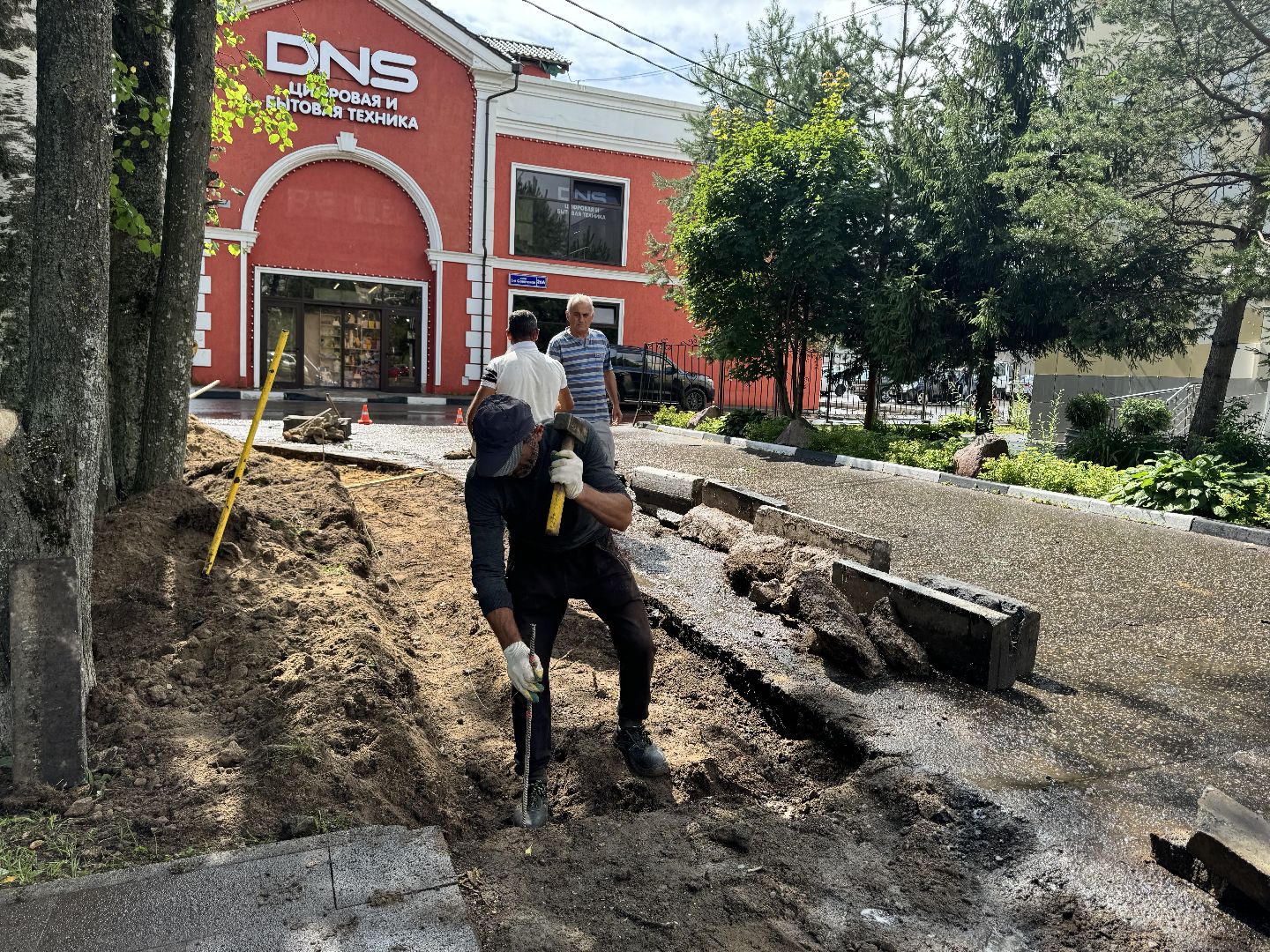 шаховская, дороги, расширение дороги, благоуйстройство, коммунальная служба,