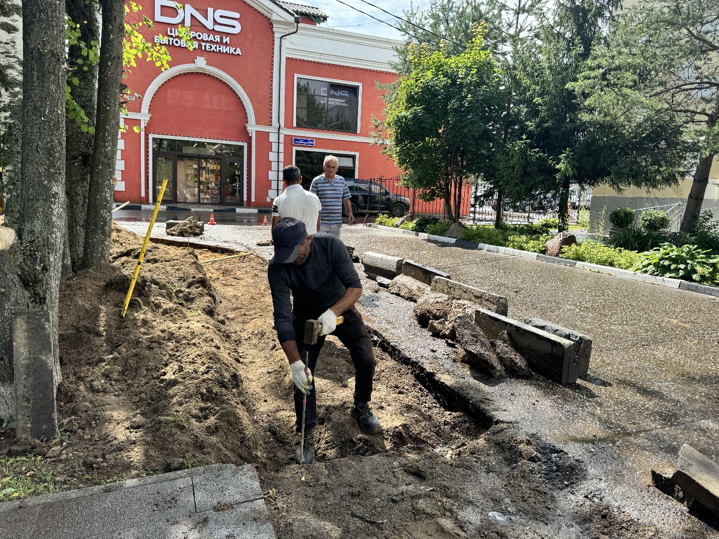 шаховская, дороги, расширение дороги, благоуйстройство, коммунальная служба,