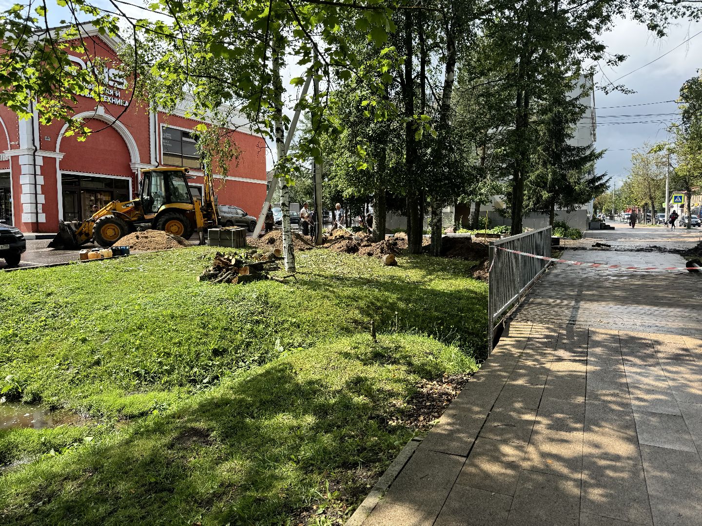 шаховская, дороги, расширение дороги, благоуйстройство, коммунальная служба,